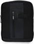 Piquadro Verticale iPad Schoudertas Black Heren - Thumbnail 1