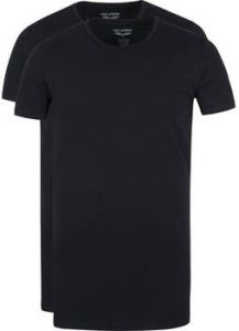 Pme Legend T-shirt Basic T-shirt 2-Pack O-Hals Zwart