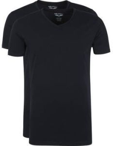 Pme Legend T-shirt Basic T-shirt 2-Pack V-Hals Zwart