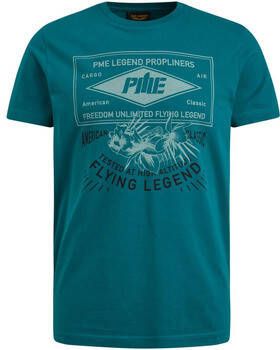 Pme Legend T-shirt Jersey T-Shirt Logo Blauw
