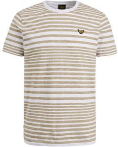 Pme Legend T-shirt T-Shirt Strepen Bruin