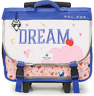 Pol Fox Schooltas CARTABLE TROLLEY 38 CM A ROULETTES