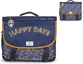 Pol Fox Schooltas CARTABLE HAPPY BLUE 38 CM