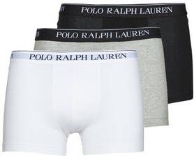 Polo Ralph Lauren Classic Trunk (3 Pack) Boxershorts Heren WHITE POLO BLK ANDOVER HTR maat: XXL beschikbare maaten:S L XL XXL