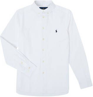 Polo Ralph Lauren Long Sleeved Shirt With Logo Wit