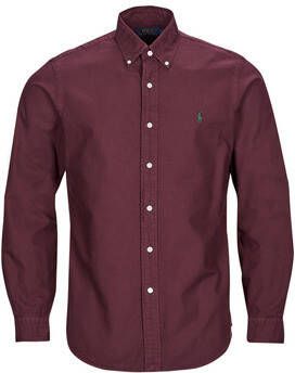 Polo Ralph Lauren Overhemd Lange Mouw CHEMISE AJUSTEE SLIM FIT EN OXFORD LEGER