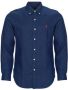 Polo Ralph Lauren Blauwe Linnen Casual Overhemd met Lange Mouwen Blue Heren - Thumbnail 1