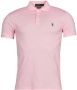Polo Ralph Lauren Roze Slim Fit Polo Korte Mouw Pink Heren - Thumbnail 2