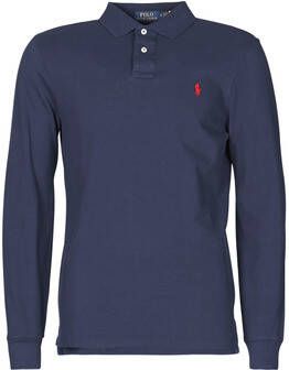 Polo Ralph Lauren Polo Shirt Lange Mouw POLO AJUSTE DROIT EN COTON BASIC MESH LOGO PONY PLAYER