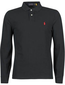 Polo Ralph Lauren Polo Shirt Lange Mouw POLO AJUSTE DROIT EN COTON BASIC MESH LOGO PONY PLAYER