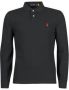 Polo Ralph Lauren Polo Shirt Lange Mouw POLO AJUSTE DROIT EN COTON BASIC MESH LOGO PONY PLAYER - Thumbnail 2