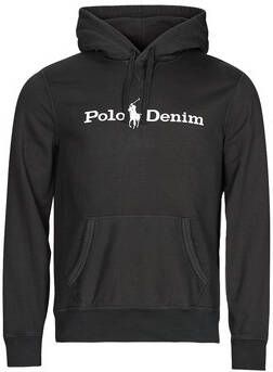 Polo Ralph Lauren Zwarte Casual Hoodie met Lange Mouwen Black Heren