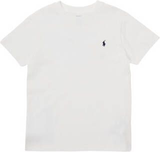 Ralph Lauren Witte Katoenen Jersey Basis T-shirt voor Jongens White Heren