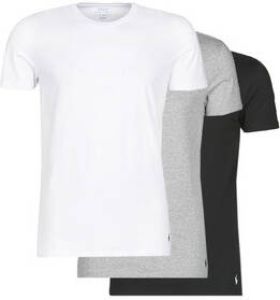 Polo Ralph Lauren T-shirt Korte Mouw WHITE BLACK ANDOVER HTHR pack de "