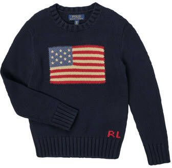 Polo Ralph Lauren Kids Gebreide pullover met motief- en labelstitching