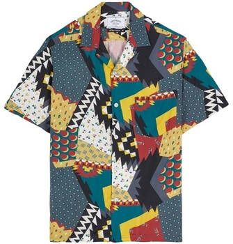 Portuguese Flannel Overhemd Lange Mouw Deco 1 Shirt Navy