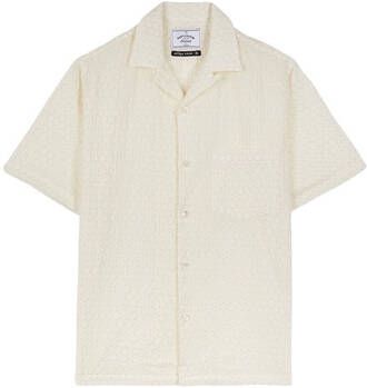 Portuguese Flannel Overhemd Lange Mouw Folc Shirt Off White