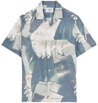 Portuguese Flannel Overhemd Lange Mouw Guache Shirt Blue