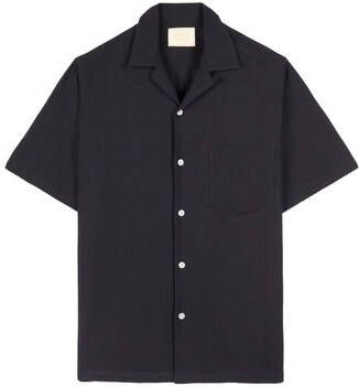 Portuguese Flannel Overhemd Lange Mouw Pique Shirt Black