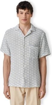 Portuguese Flannel Overhemd Lange Mouw Net Shirt Blue