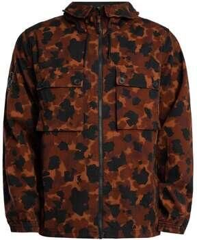 Pretty Green Fleece Jack Brindle capuchonjas