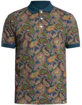 Pretty Green Polo Shirt Korte Mouw House Paisley Poloshirt