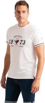 Privata T-shirt Korte Mouw PRI2533-BLANCO