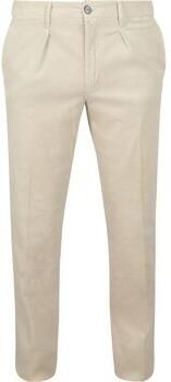 Profuomo Broek Chino Corduroy Ecru