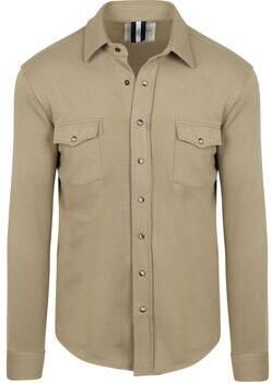 Profuomo Overhemd Lange Mouw Overshirt Western Groen