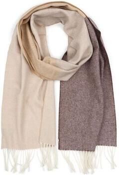 Profuomo Sjaal Lamswol Beige Bruin