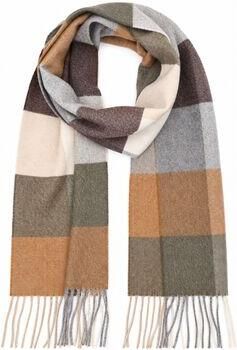 Profuomo Sjaal Lamswol Ruiten Multicolour