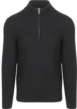 Profuomo Sweater Half Zip Pullover Structure Navy