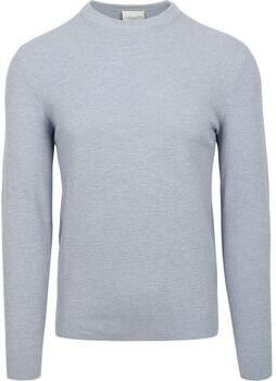 PROFUOMO Heren Truien & Vesten Structure Crew Neck Lichtblauw - Foto 8