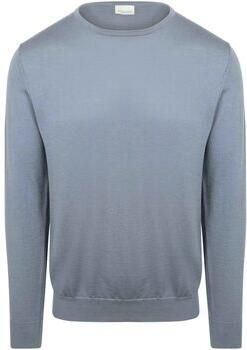 Profuomo Sweater Pullover Merinowol Blauw