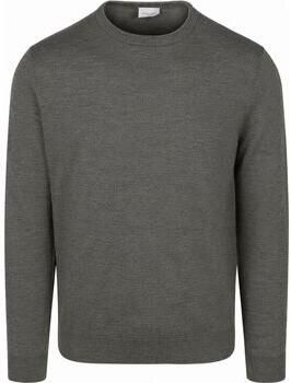 Profuomo Sweater Pullover Merinowol Groen