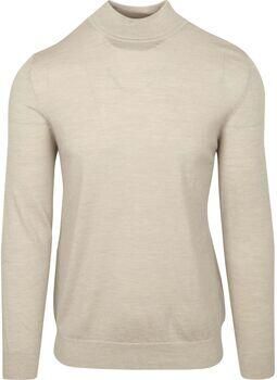 Profuomo Sweater Turtleneck Trui Merino Ecru