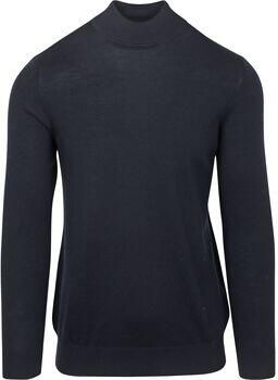 Profuomo Sweater Turtleneck Trui Merino Navy
