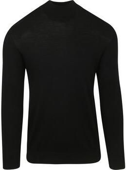 Profuomo Sweater Turtleneck Trui Merino Zwart