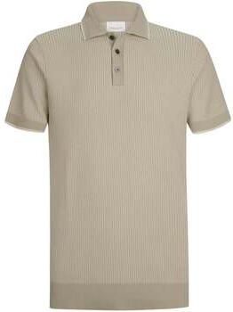 PROFUOMO Heren Polo's & T-shirts Cotton Silk Beige - Foto 5