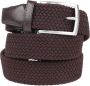 Profuomo Geweven Riem Bruin Heren - Thumbnail 1