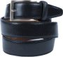 Profuomo herenriem navy blue calf leather - Thumbnail 1