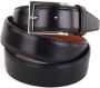 Profuomo riem solid black calf leather - Thumbnail 2
