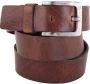 Profuomo riem leder handpolish brown - Thumbnail 1
