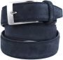 Profuomo Riem Suede Donker Blauw - Thumbnail 2