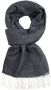 Profuomo Sjaal Lamswol Donkerblauw - Thumbnail 1