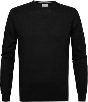 Profuomo Sweater Pullover Merinowol Zwart