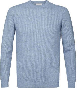 Profuomo Sweater Trui Wol Lichtblauw