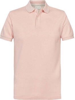 Profuomo T-shirt Polo Roze Melange