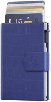 Prowallet Portemonnee Pasjeshouder Plus Croco Blauw