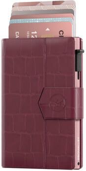 Prowallet Portemonnee Pasjeshouder Plus Croco Bordeaux